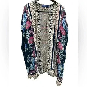 Womens Boho Long‎ Floral Kimono Large Bohemian Lightweight Cottagecore Festival
